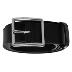 Traditional Leather Black Belt